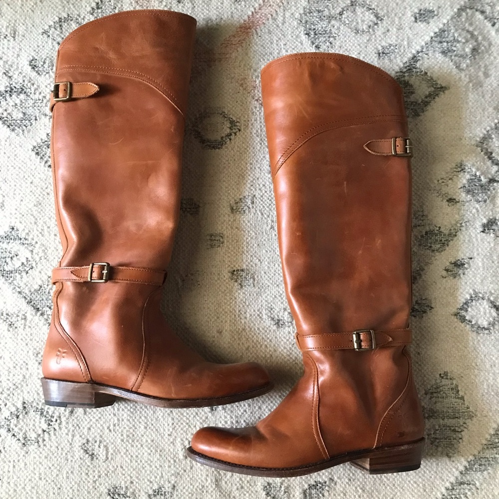 FRYE Melissa Belted Tall Boots